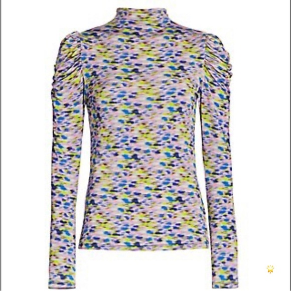 SIZE M TANYA TAYLOR ADONICA MULTICOLOR LONG SLEEVE - Picture 12 of 12